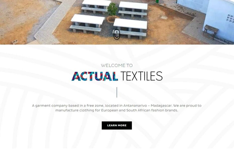 Création de site Actual Textiles
