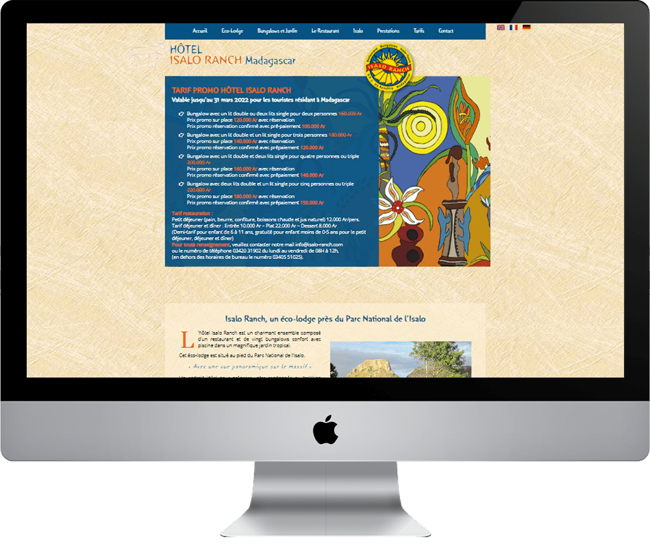 Portfolio Création de site NetUnivers
