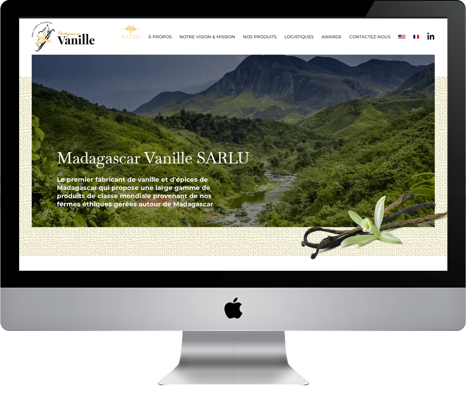 Création de site Madagascar vanille