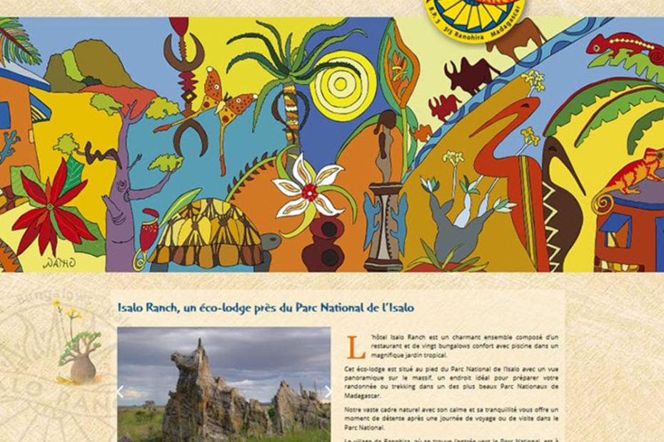 creation de site Isalo ranch