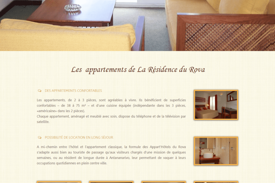 creation du site rova