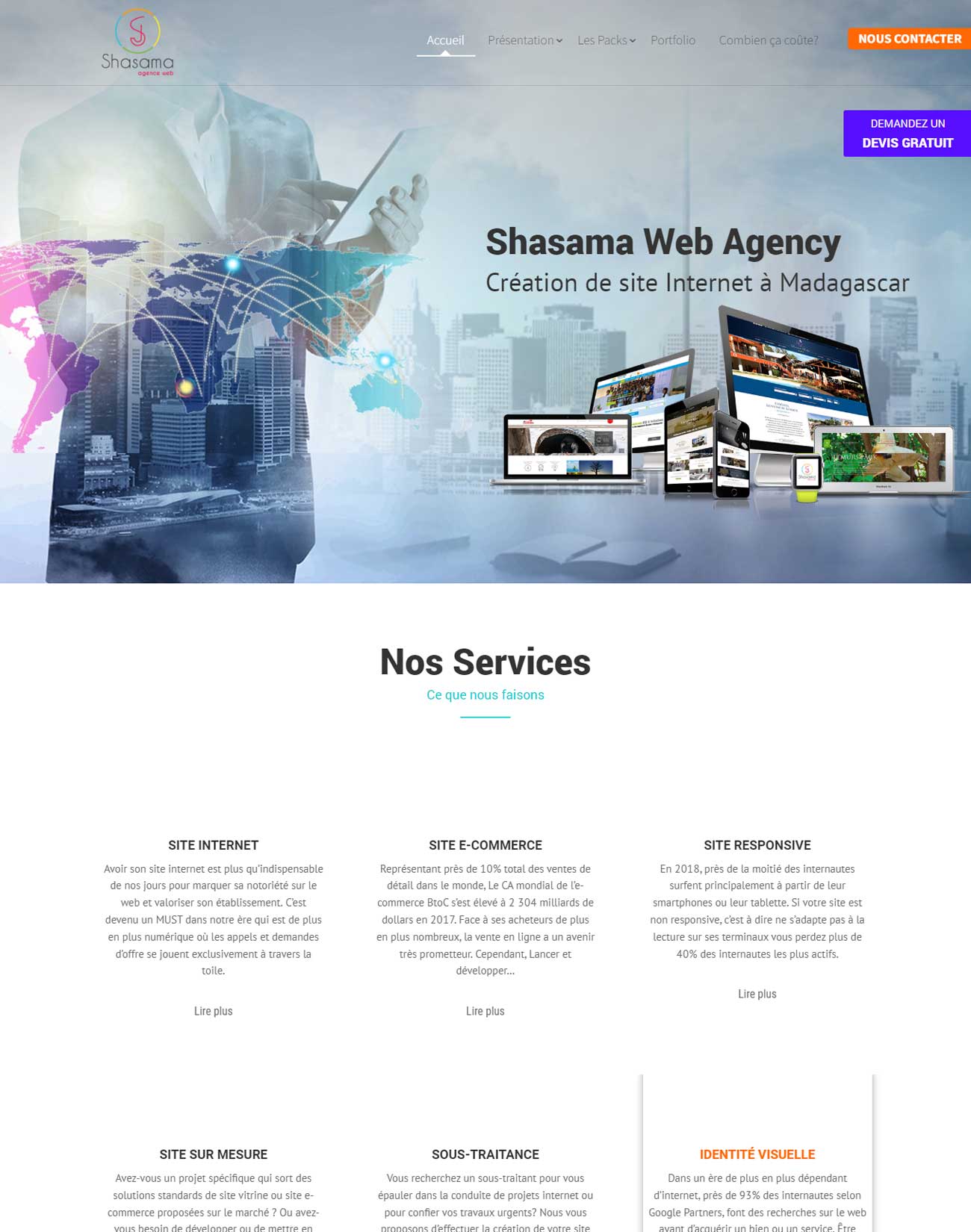 Création de site Shasama